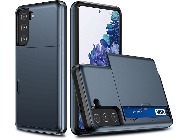 KÖNIG Galaxy Samsung, S21 Blau DESIGN Backcover, Plus, Case,