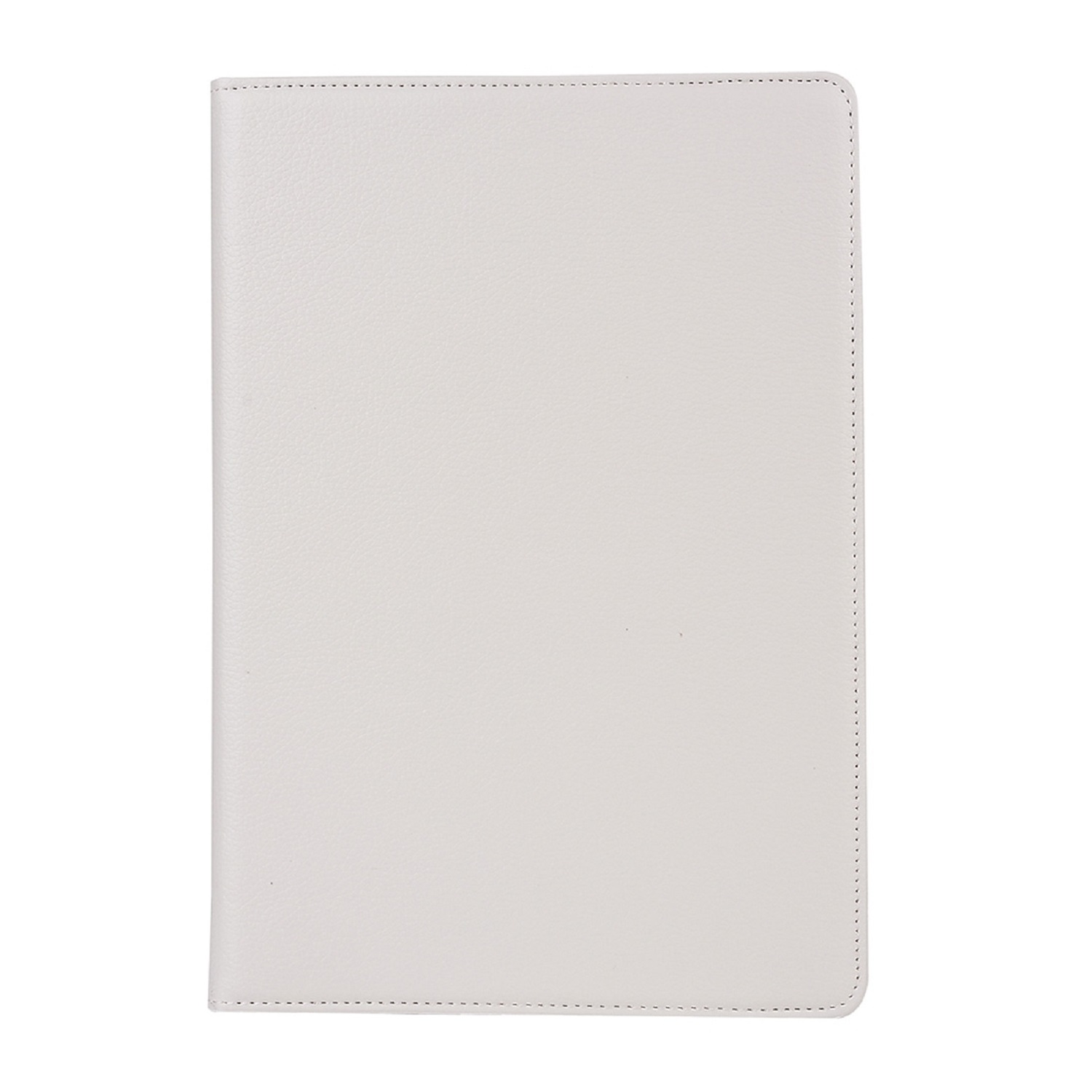 PROTECTORKING Tablethülle Bookcover Case Rotation Robustes 360 Apple Grad TPU, Kunstleder/ Weiß für Schutzhülle Full Cover drehbar