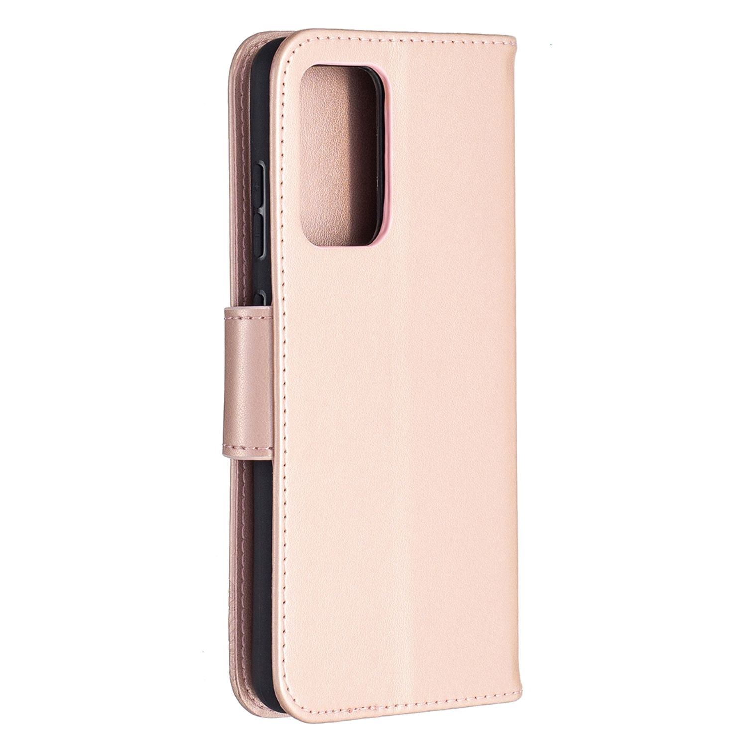 KÖNIG DESIGN Book / Galaxy A52 Case, Bookcover, 5G Samsung, 4G Rosa A52s, 