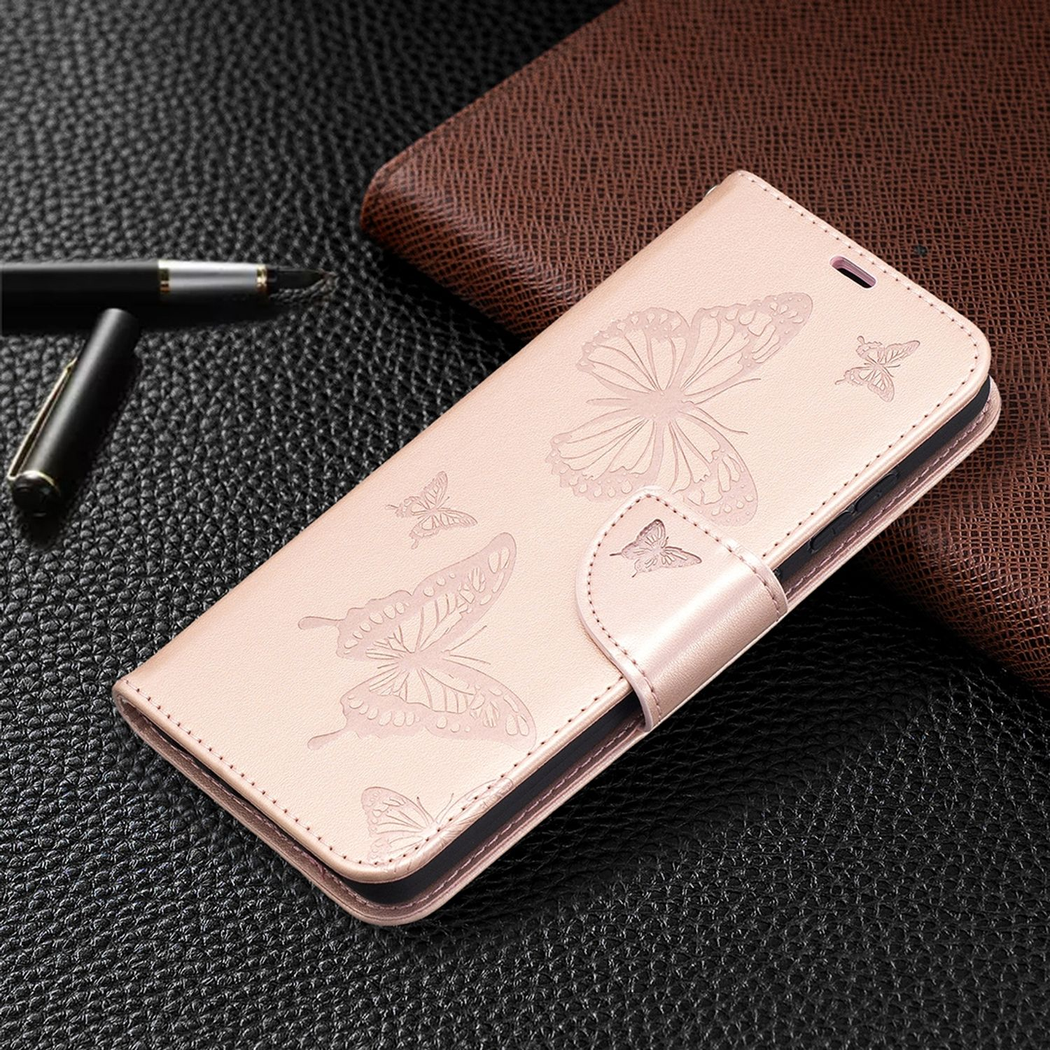 KÖNIG DESIGN Book Case, Bookcover, A52 Rosa 5G Samsung, Galaxy A52s, / / 4G