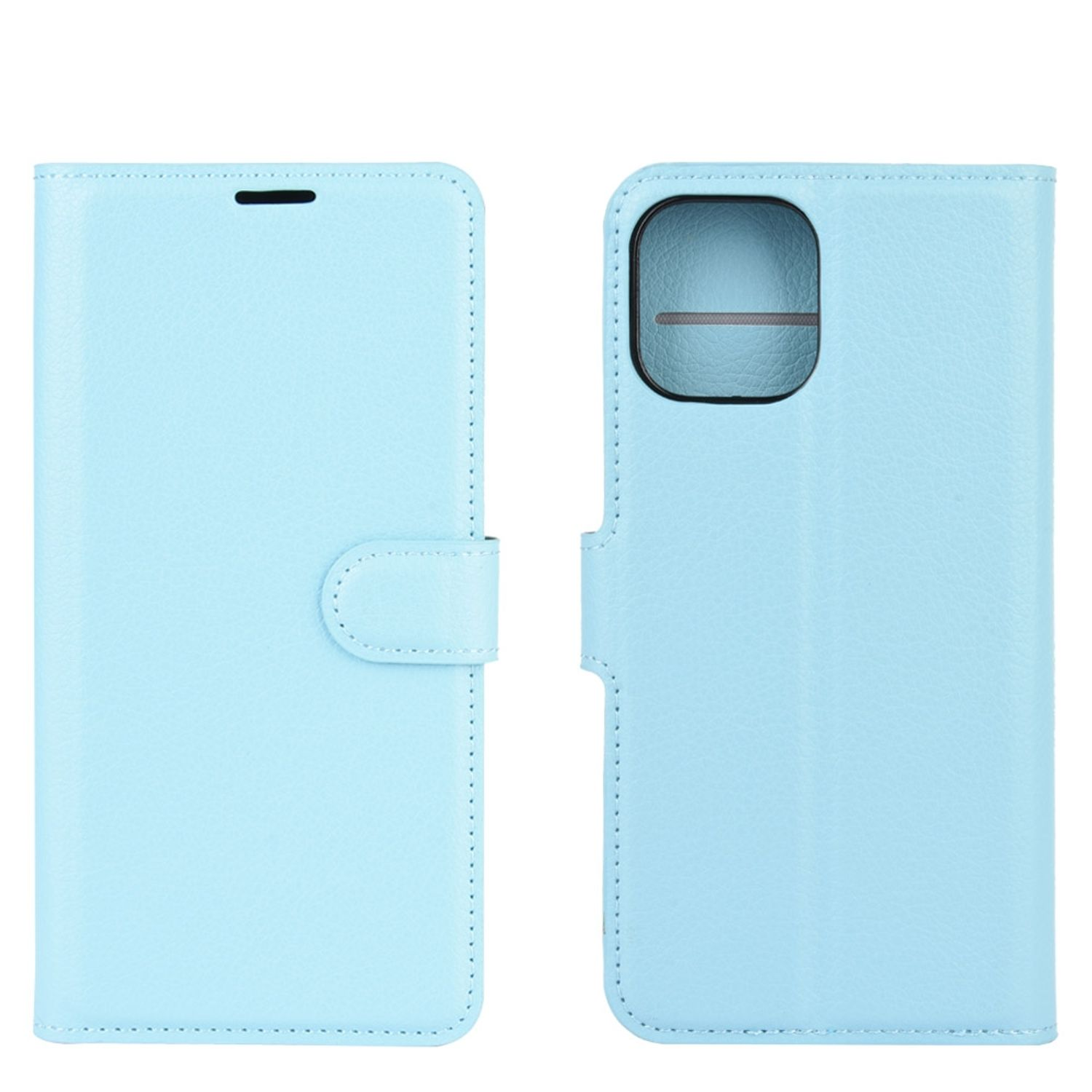 Pro, DESIGN Blau Book / 12 Bookcover, Case, Apple, 12 iPhone KÖNIG