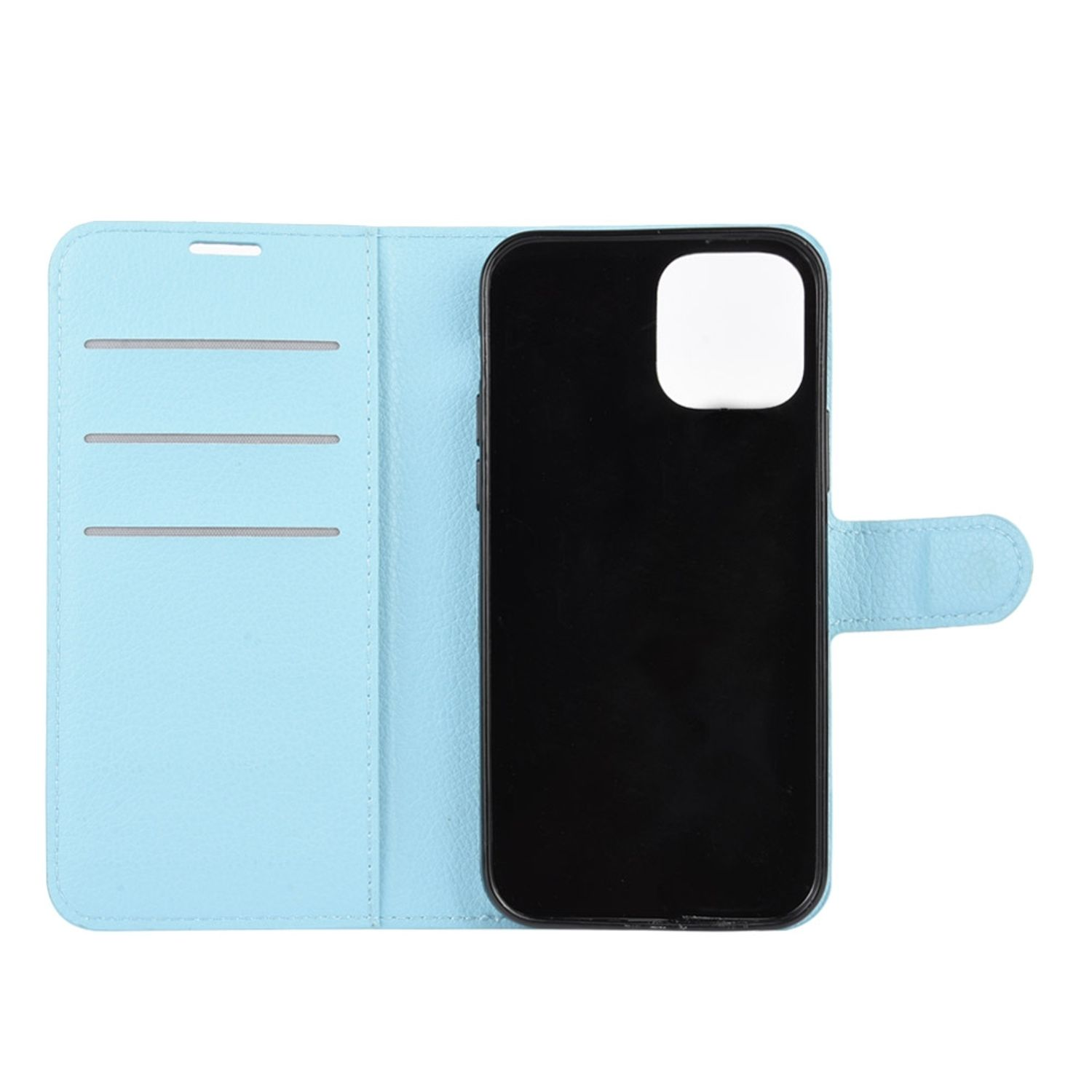 / iPhone Apple, Book Blau Case, KÖNIG Bookcover, 12 Pro, 12 DESIGN