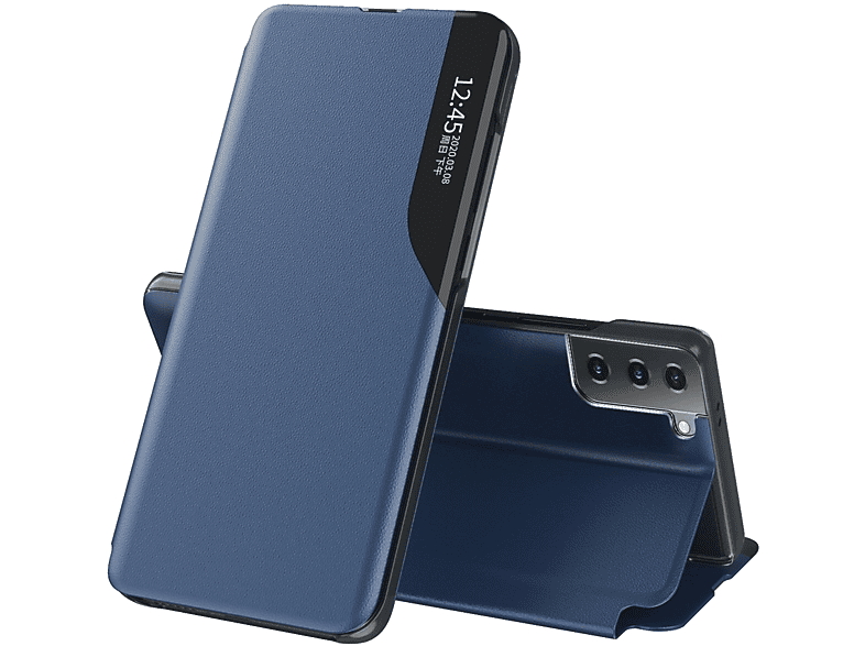 KÖNIG DESIGN Case, Full Cover, Plus, Galaxy S21 Samsung, Blau