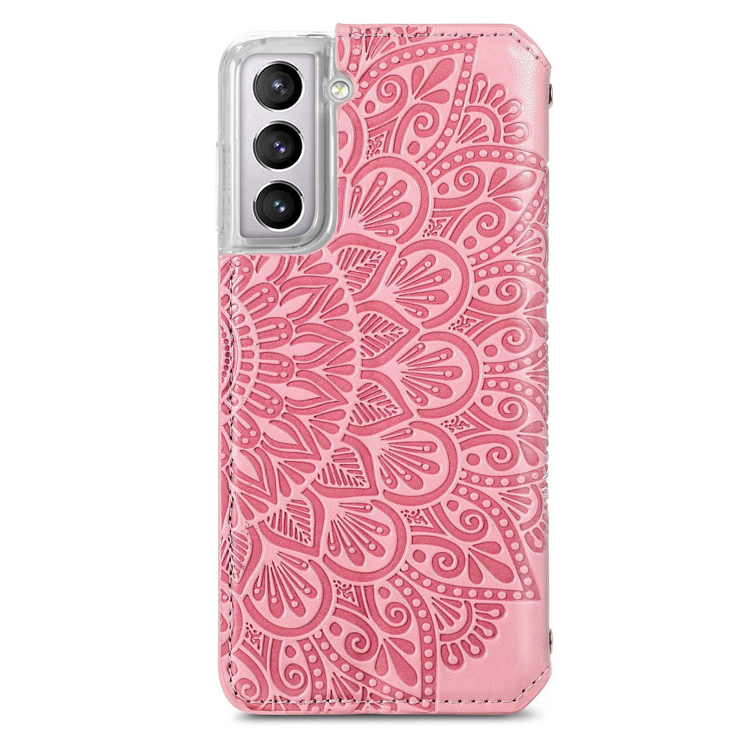 Plus, Rosa S21 Bookcover, DESIGN KÖNIG Samsung, Book Galaxy Case,