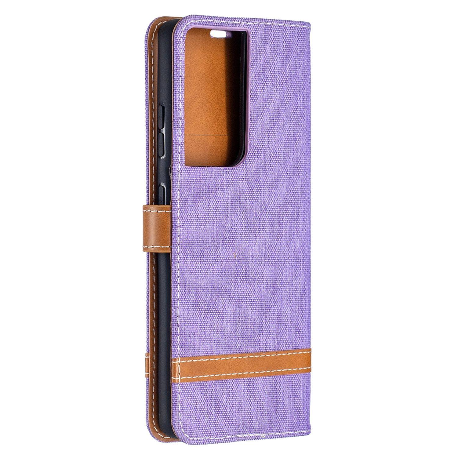 S21 KÖNIG Book Samsung, Ultra, Galaxy Bookcover, Violett Case, DESIGN