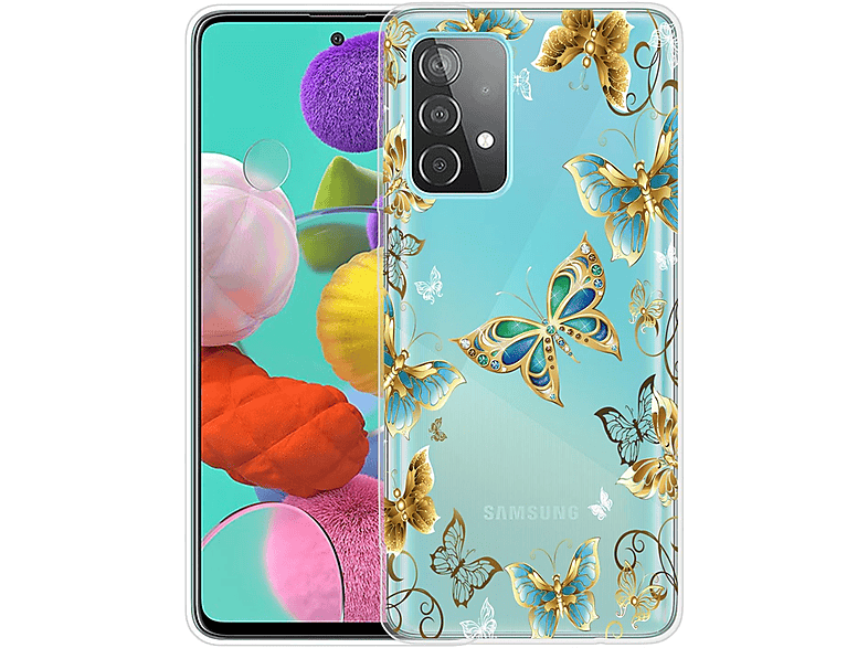 DESIGN Galaxy A72 Backcover, 5G, KÖNIG Case, Samsung, Transparent