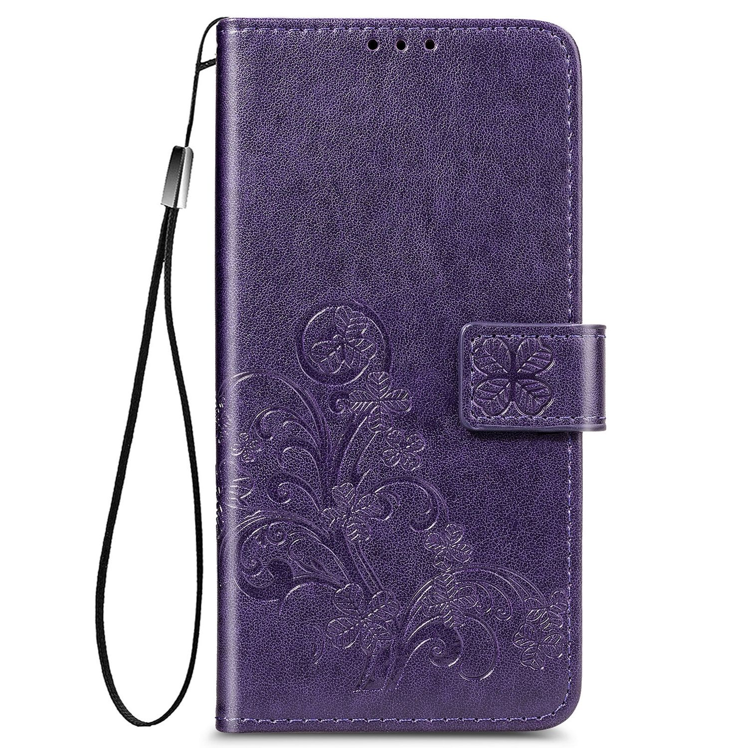 S21, KÖNIG Case, Bookcover, Samsung, Book Galaxy Violett DESIGN