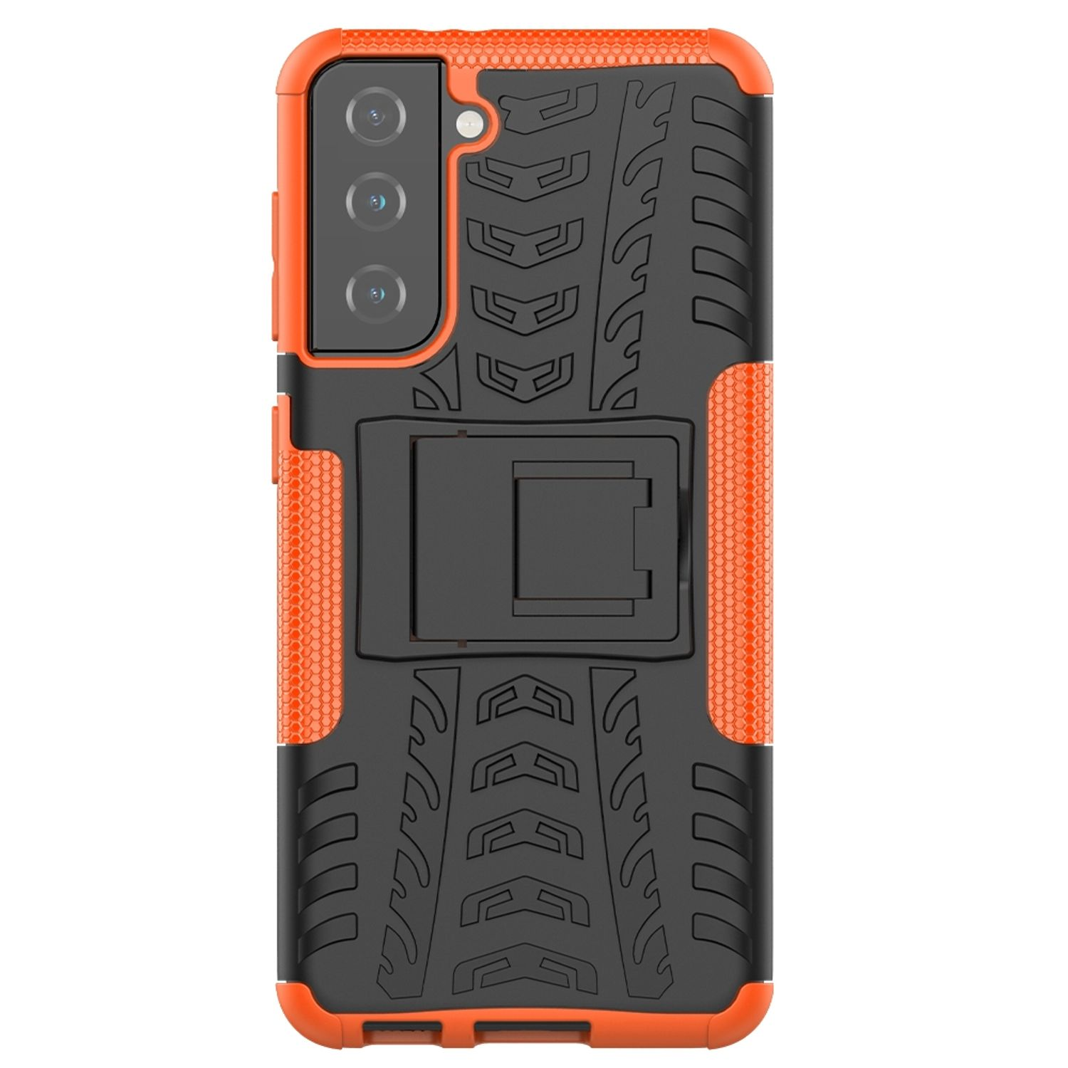 S21, Samsung, Case, DESIGN Orange KÖNIG Galaxy Backcover,