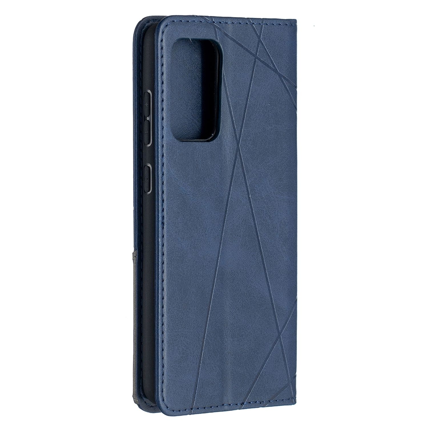 Bookcover, 5G Book A52s, DESIGN KÖNIG Case, 4G A52 / Blau Galaxy Samsung, /