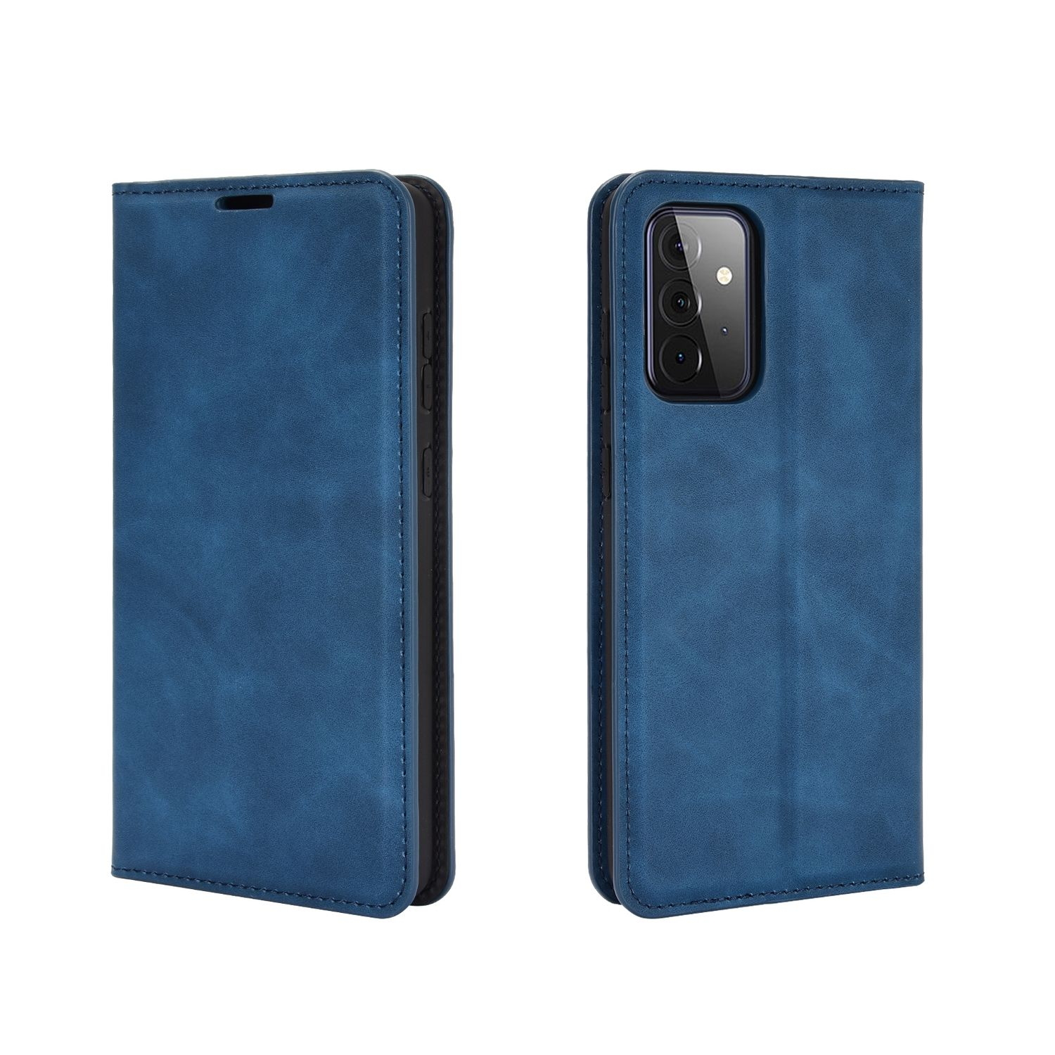 Case, Blau 5G, KÖNIG Galaxy Book Bookcover, DESIGN Samsung, A72