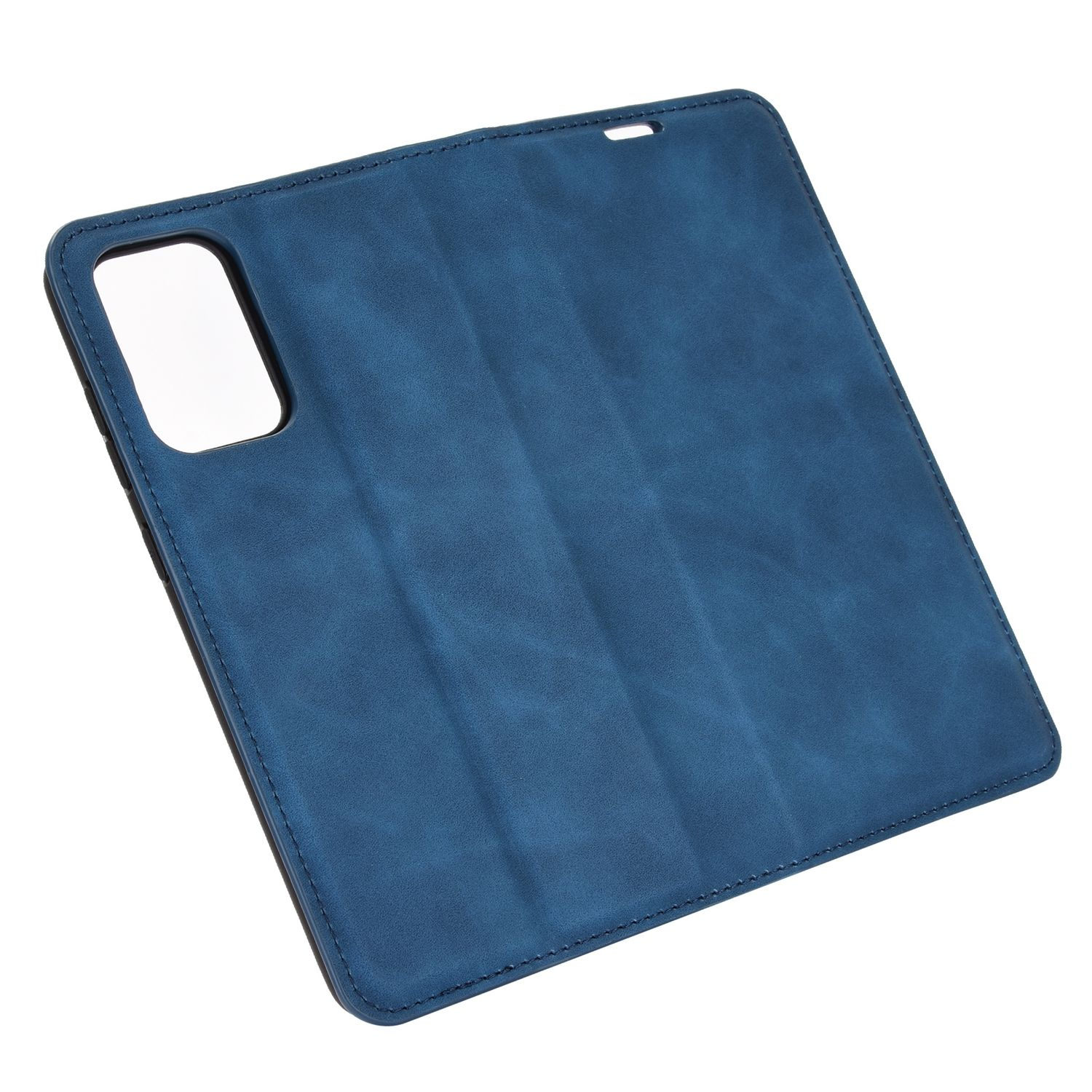KÖNIG DESIGN Book Case, Bookcover, Blau A72 Samsung, Galaxy 5G