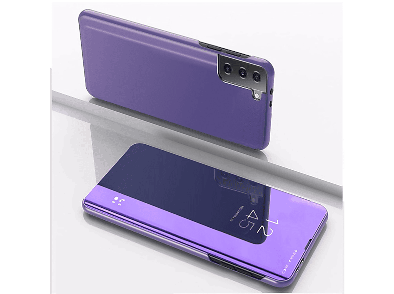 KÖNIG DESIGN Samsung, Galaxy Bookcover, Blau Plus, Book Case, S23 Violett