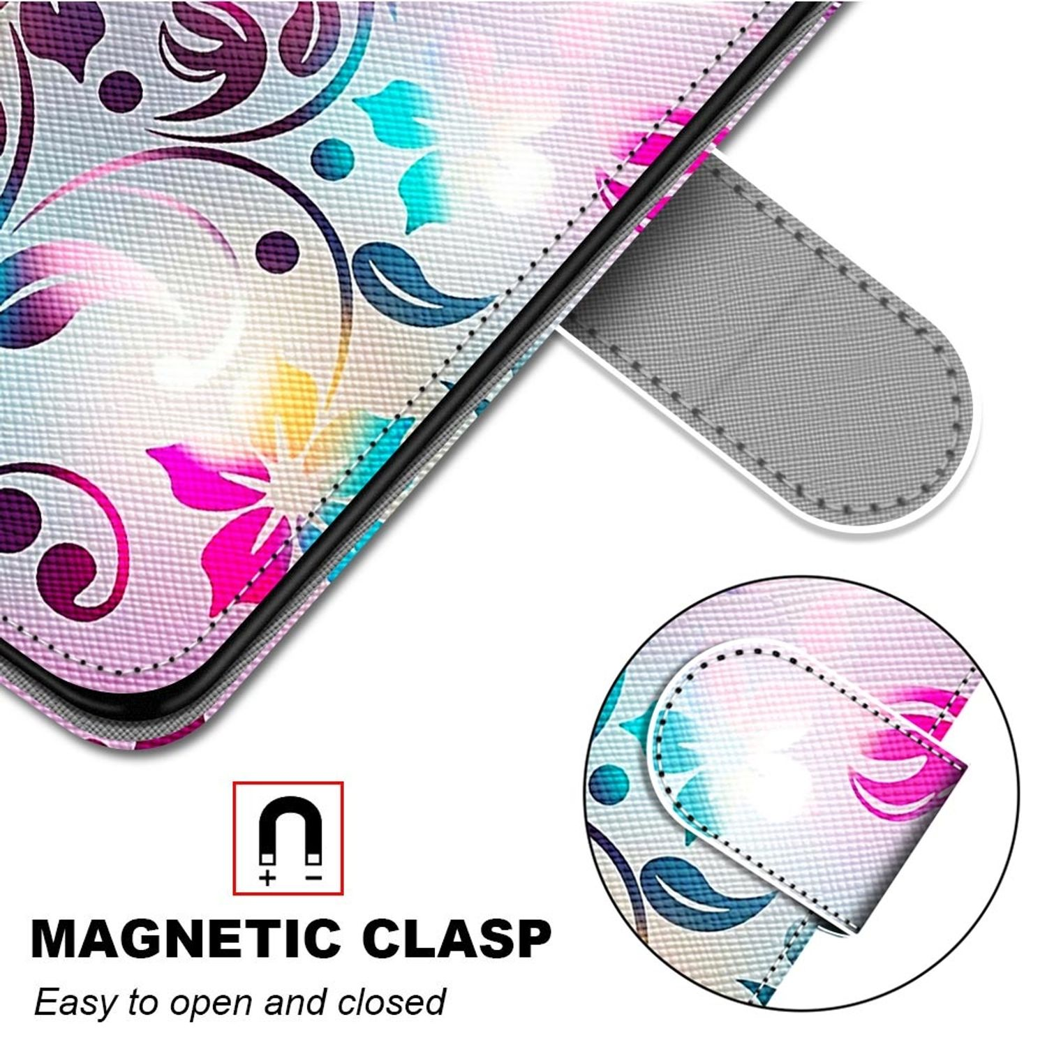 Case, Galaxy Book S21, KÖNIG Samsung, Mehrfarbig DESIGN Bookcover,