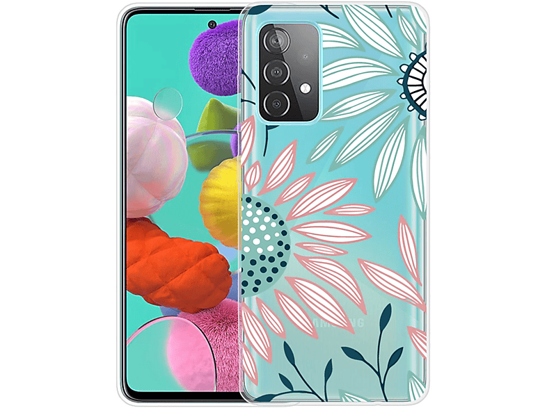 KÖNIG DESIGN Case, Backcover, Samsung, 5G, A72 Transparent Galaxy