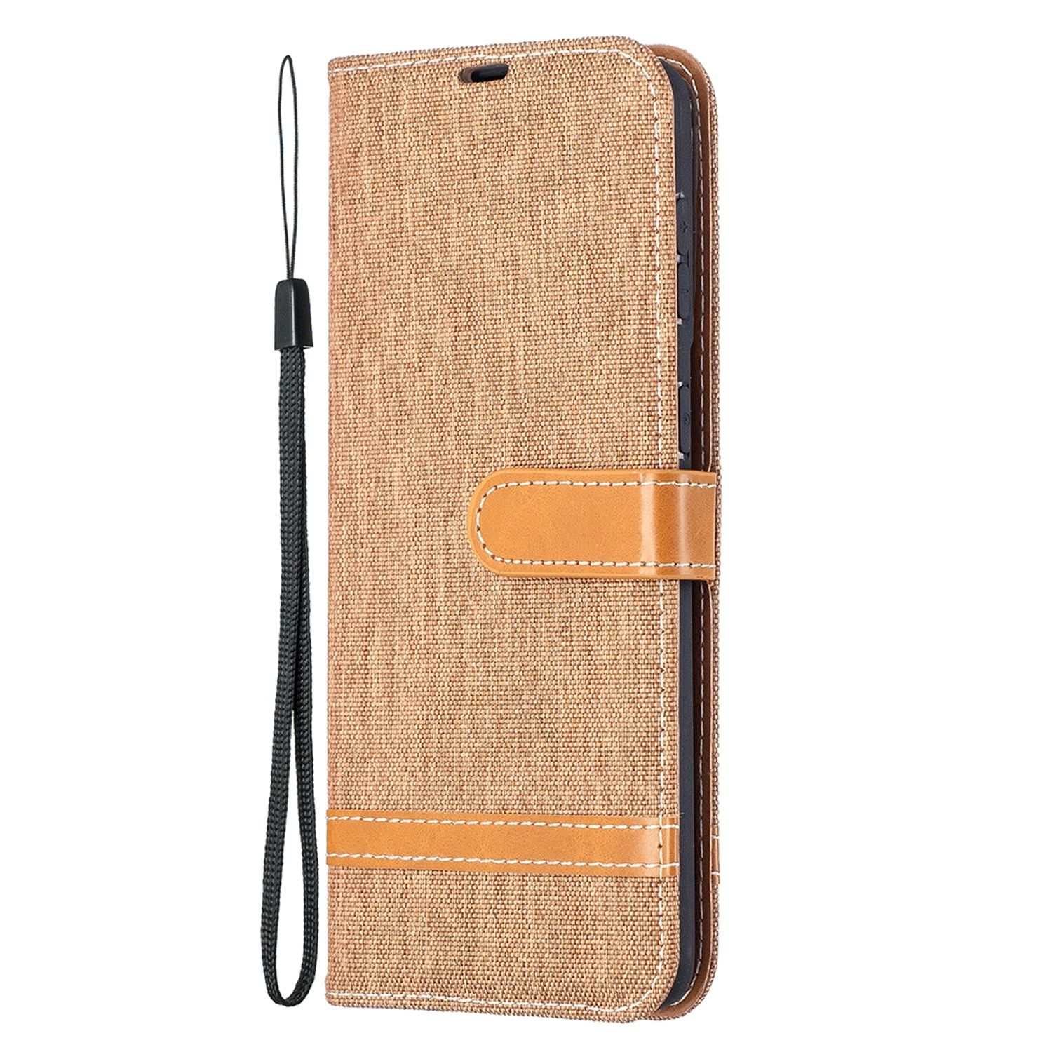 Samsung, DESIGN Braun Galaxy Plus, Bookcover, Book KÖNIG Case, S21