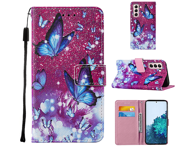 Galaxy Book DESIGN KÖNIG S21, Samsung, Bookcover, Case, Violett