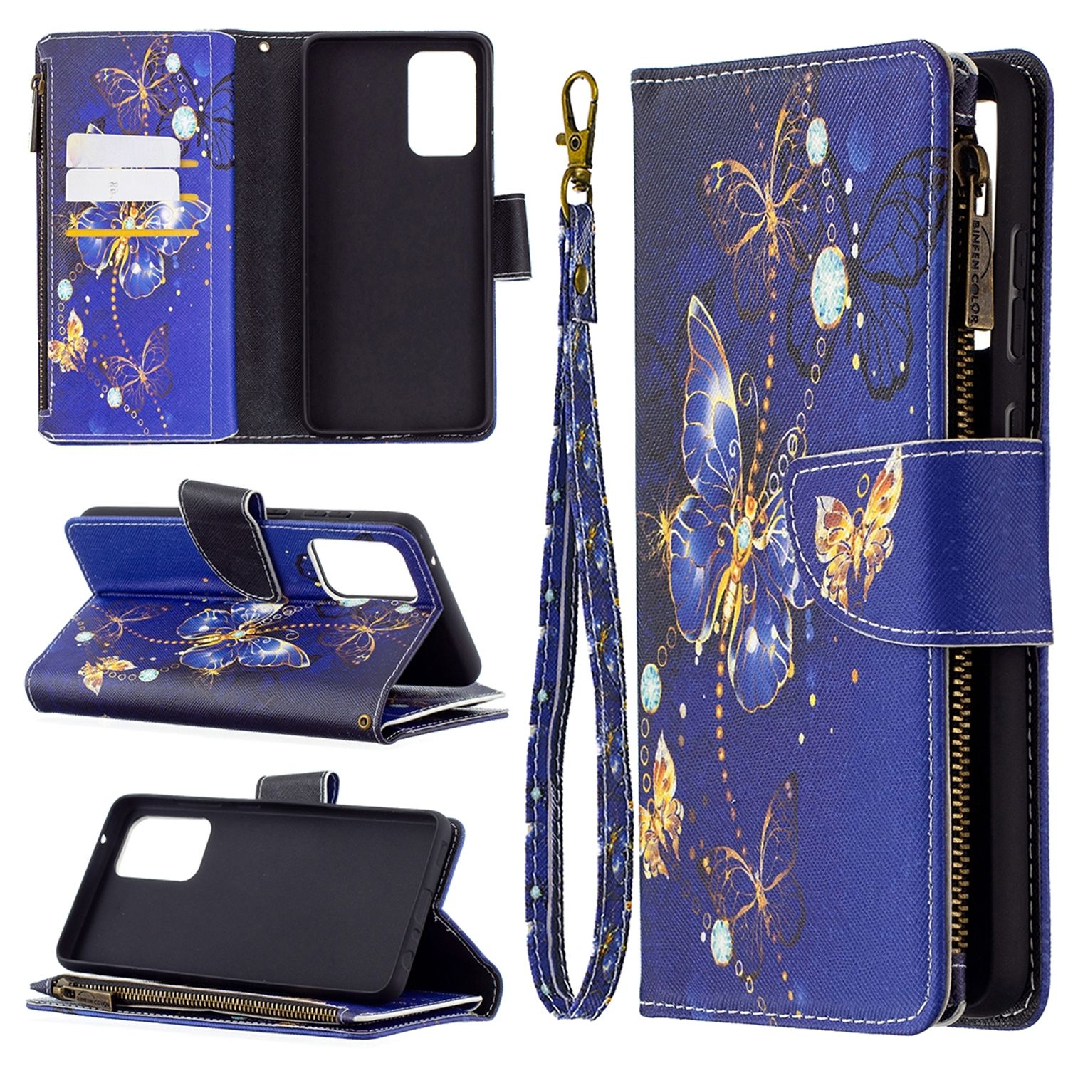 KÖNIG DESIGN Book Samsung, A72 Violett Case, Galaxy 5G, Bookcover
