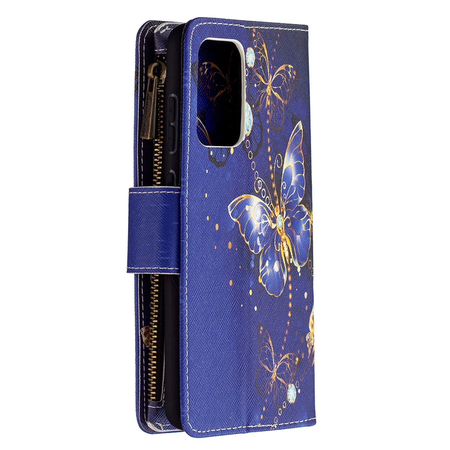 KÖNIG DESIGN Book Case, Bookcover, 5G, Violett A72 Samsung, Galaxy