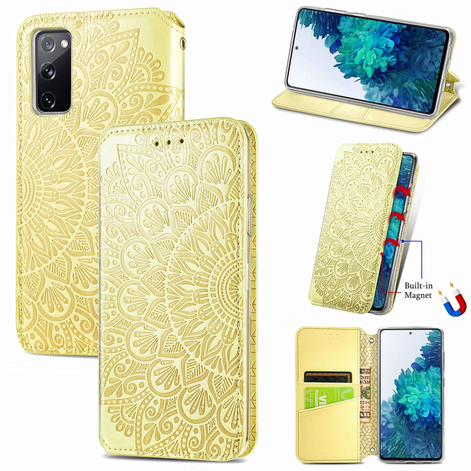 Galaxy FE, Gelb Case, KÖNIG S20 Bookcover, Samsung, DESIGN Book