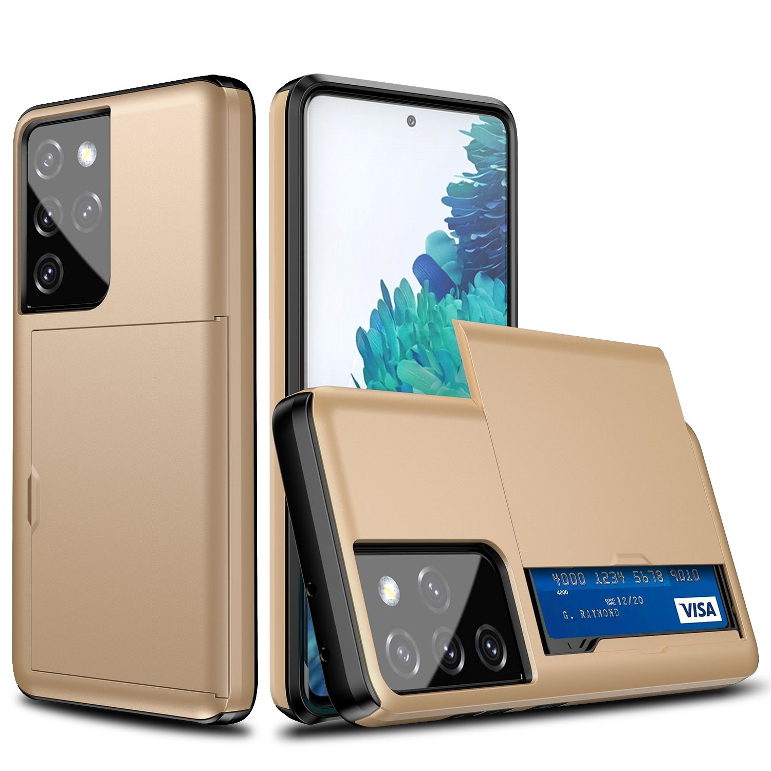 Ultra, Samsung, Gold Case, Backcover, Galaxy S21 DESIGN KÖNIG