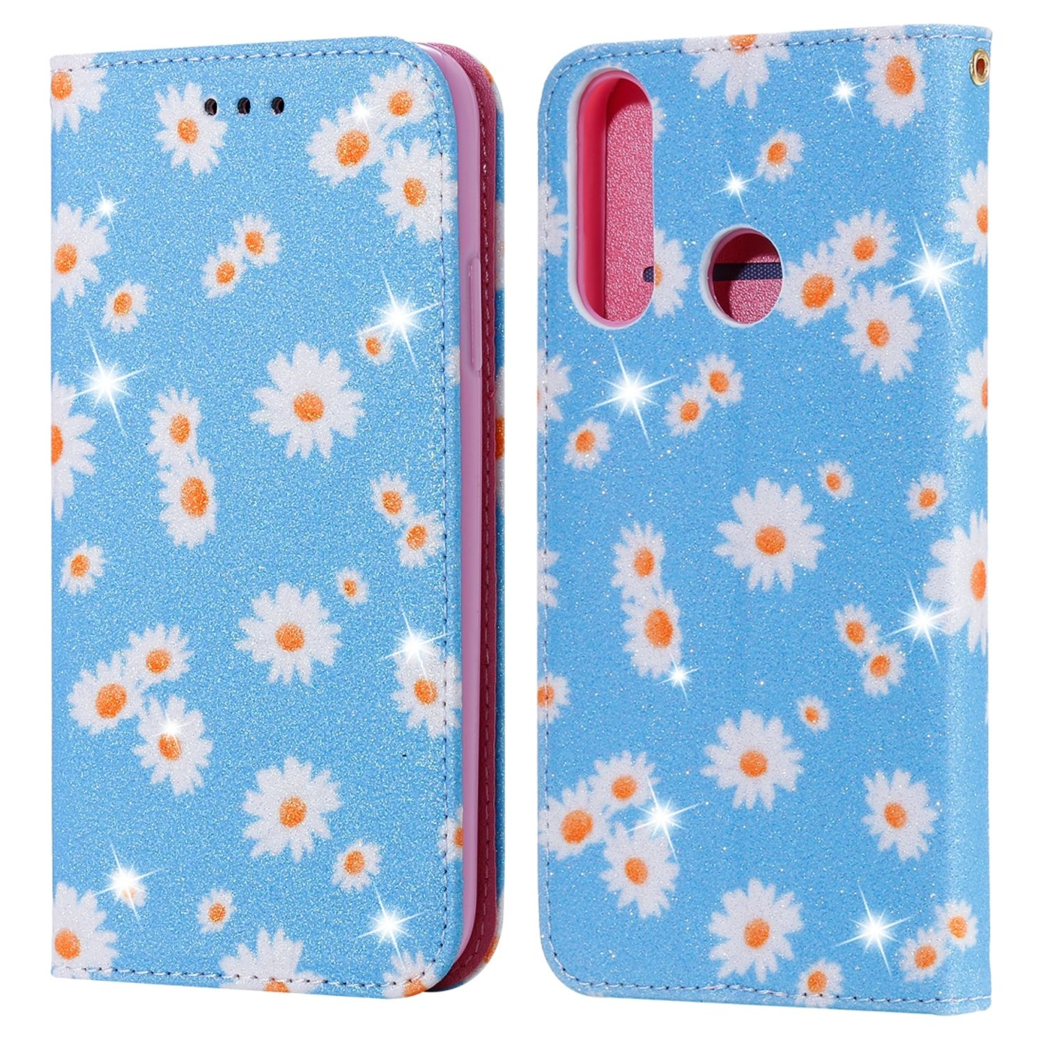 DESIGN Case, Huawei, Bookcover, KÖNIG Book Y6p, Blau