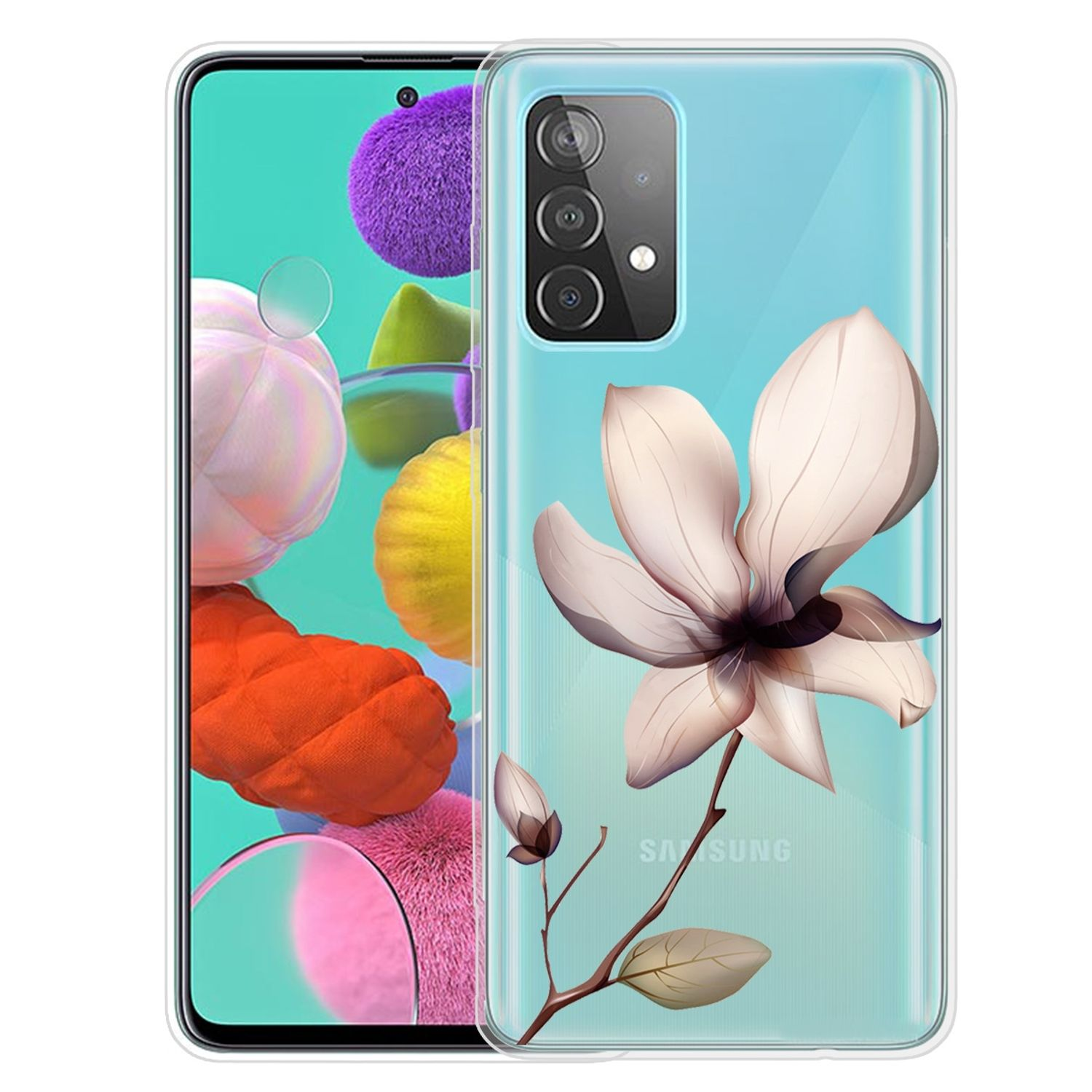 / Backcover, KÖNIG 5G Case, A52s, A52 Galaxy 4G DESIGN Samsung, Transparent /