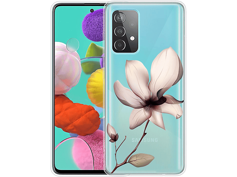 KÖNIG DESIGN Case, Backcover, 4G Galaxy Transparent Samsung, A52 / A52s, / 5G