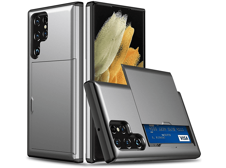 KÖNIG DESIGN Case, Backcover, Samsung, Galaxy S22 Ultra 5G, Grau