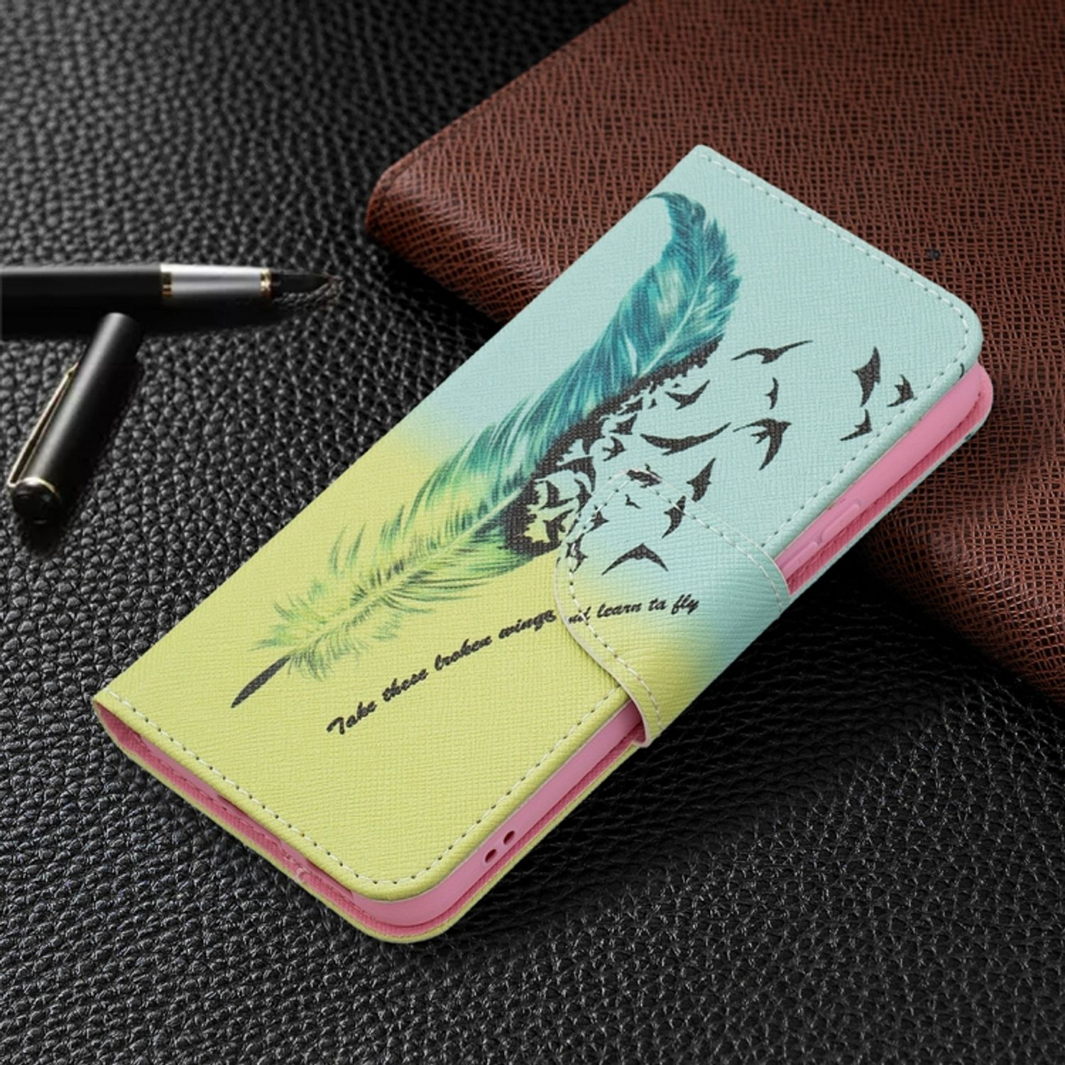 5G, Galaxy S22 Bookcover, KÖNIG Book DESIGN Samsung, Feder Case,