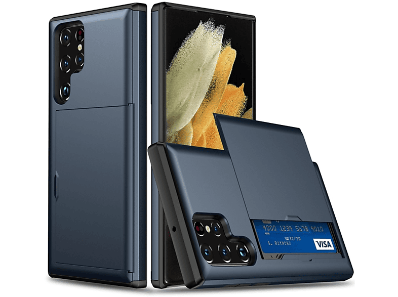 KÖNIG DESIGN Case, Backcover, Samsung, Galaxy S22 Ultra 5G, Blau