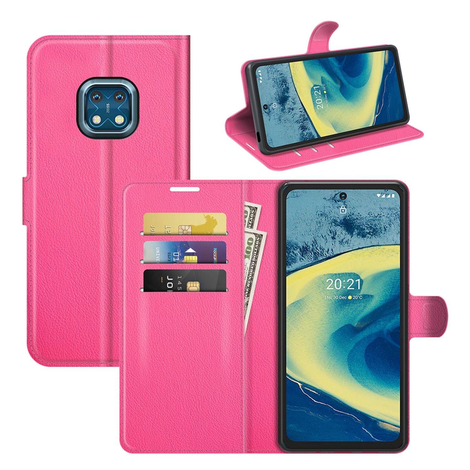 Bookcover, Case, XR20, Book Nokia, KÖNIG DESIGN Pink