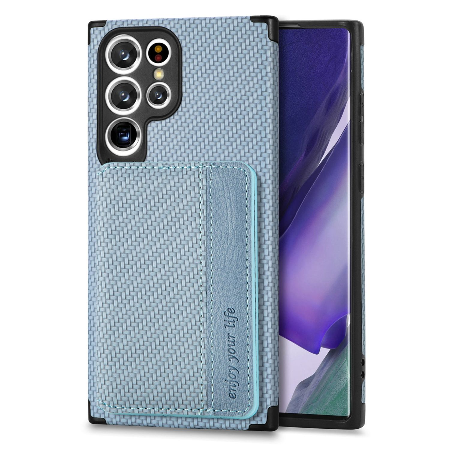 KÖNIG DESIGN 5G, Blau Samsung, Backcover, Ultra Galaxy Case, S22