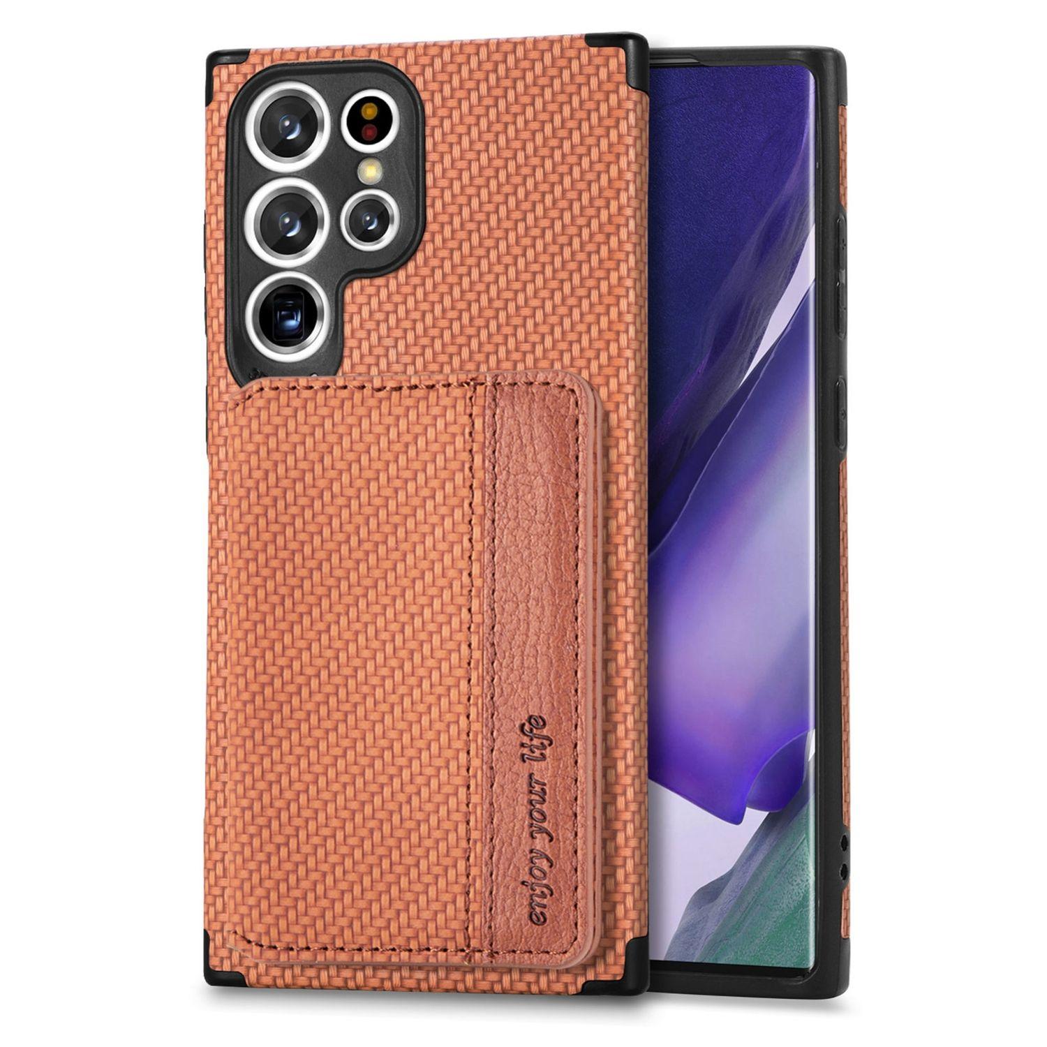 Backcover, 5G, Samsung, DESIGN Case, Braun Ultra KÖNIG S22 Galaxy