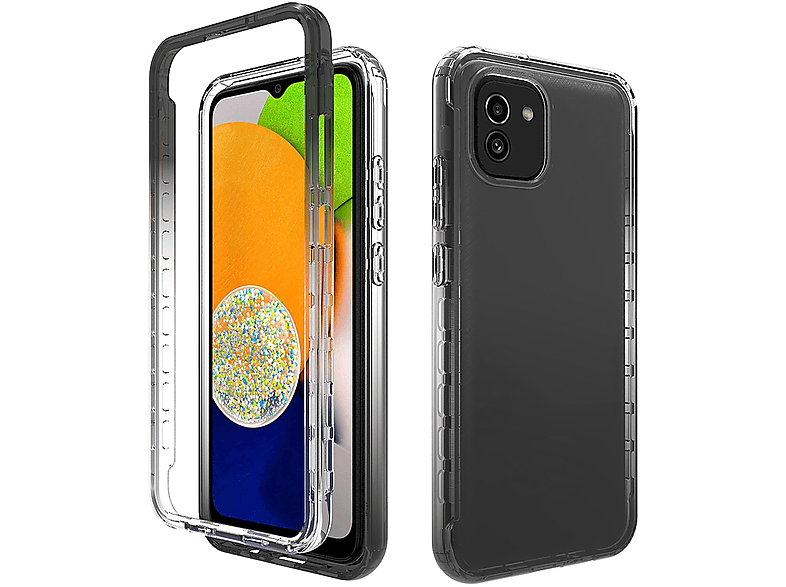 Samsung, KÖNIG Galaxy A03, Backcover, Case, DESIGN Schwarz
