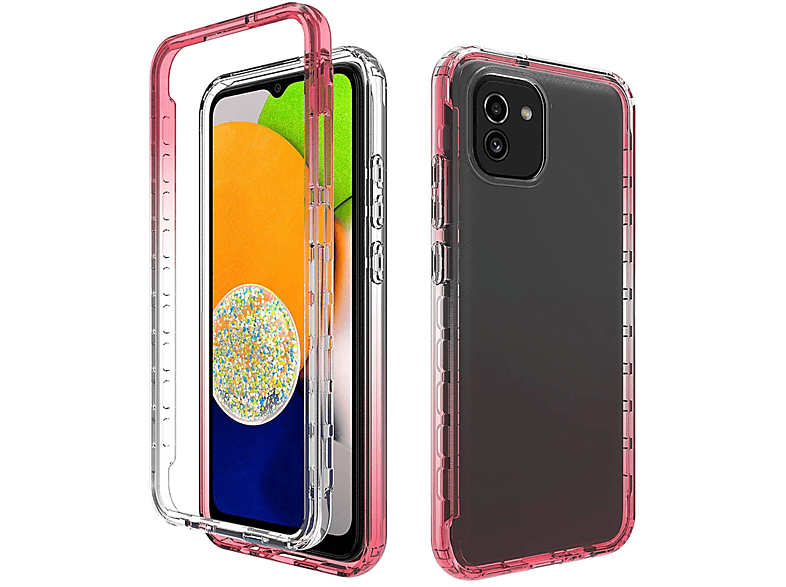 KÖNIG DESIGN Case, Backcover, Samsung, Galaxy A03, Rot