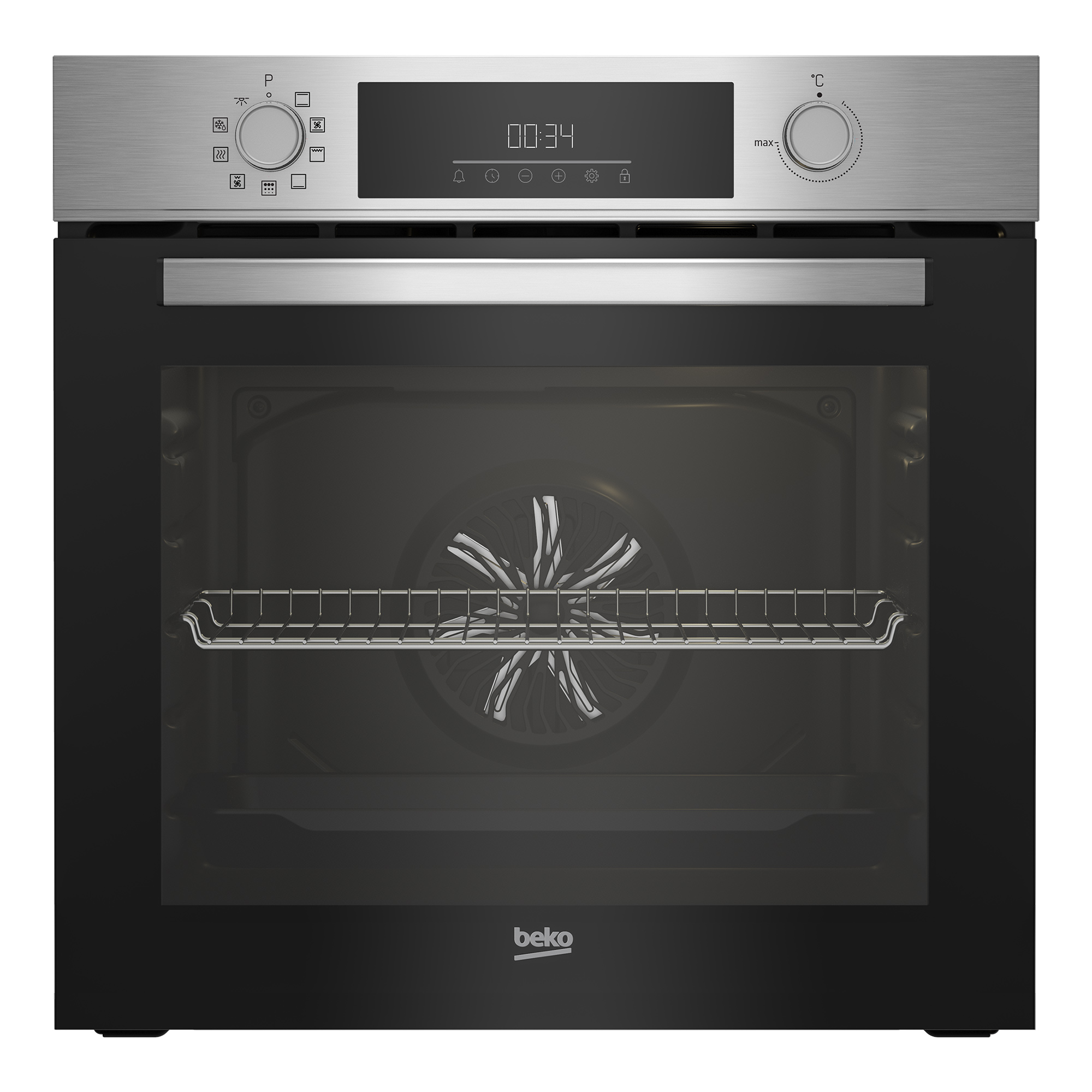 BEKO BBSE1132T0XFP, (Glaskeramik-Kochfeld, 66 Liter) Einbau-Backofen-Set A