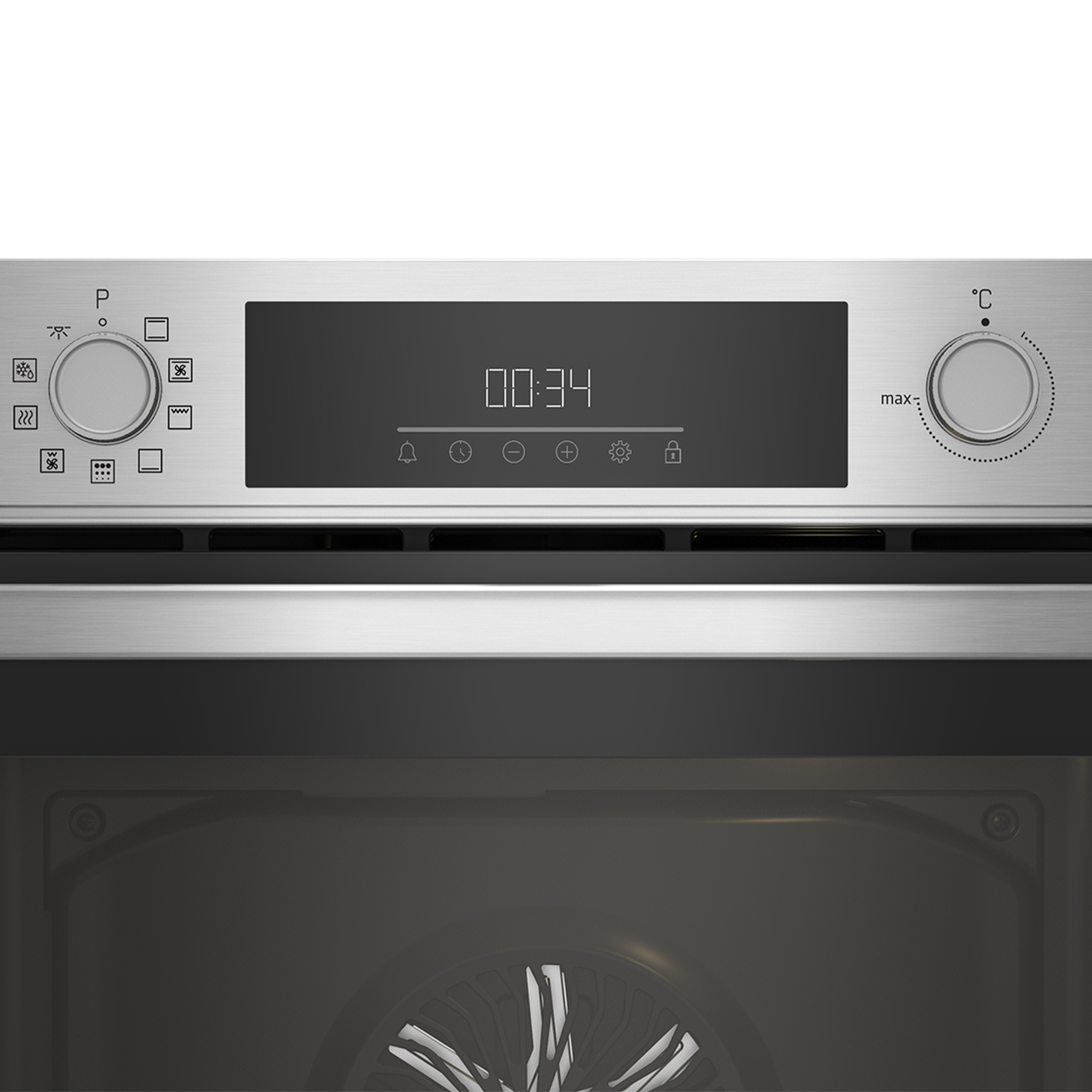 BEKO Einbau-Backofen-Set A, 66 (Glaskeramik-Kochfeld, Liter) BBSE1132T0XFP,