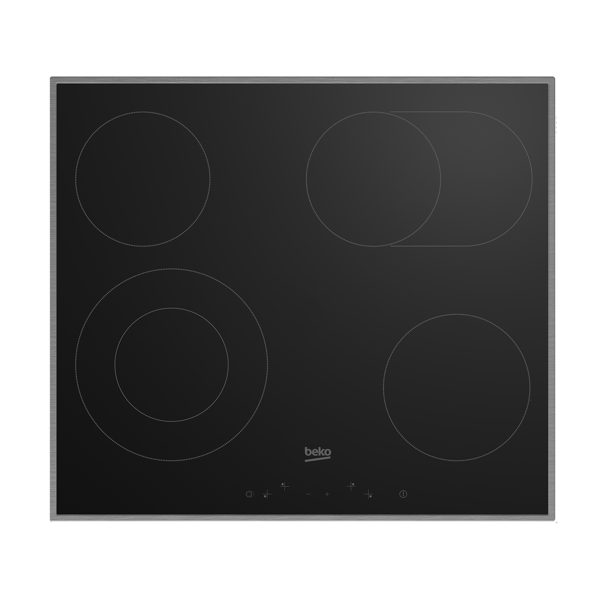 BEKO BBSE1132T0XFP, Einbau-Backofen-Set (Glaskeramik-Kochfeld, Liter) 66 A