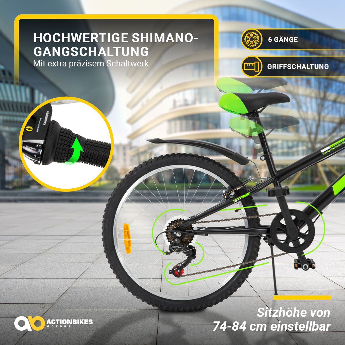 ACTIONBIKES MOTORS Kinder Fahrrad Arrow 24' | MediaMarkt