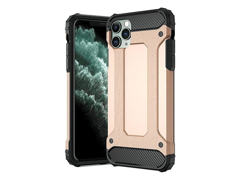 HBASICS Armor Handyhülle für IPhone XS MAX, Backcover, iPhone, XS MAX, Rose Gold