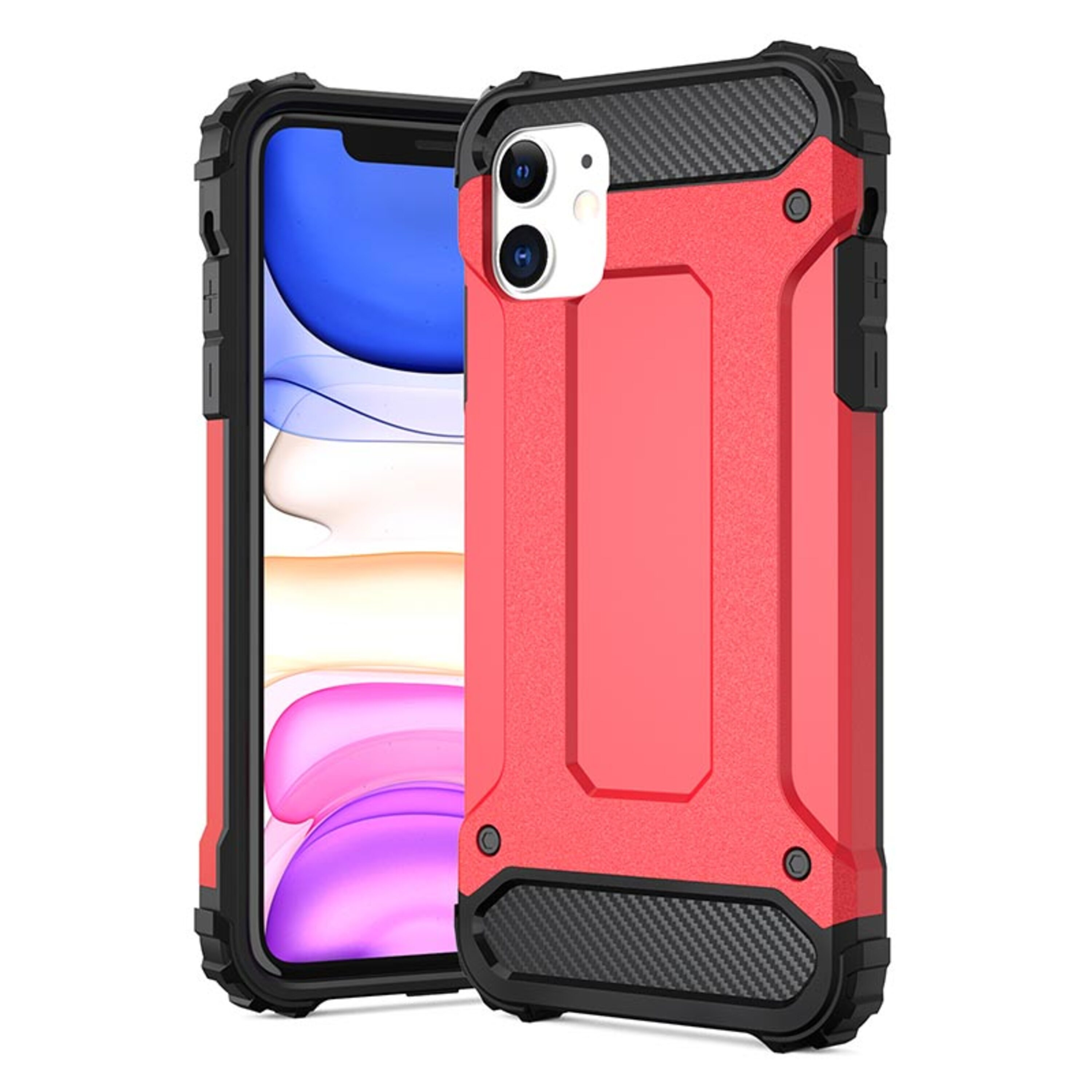 IPhone Armor iPhone, Backcover, für Handyhülle HBASICS 8, 8, Rot