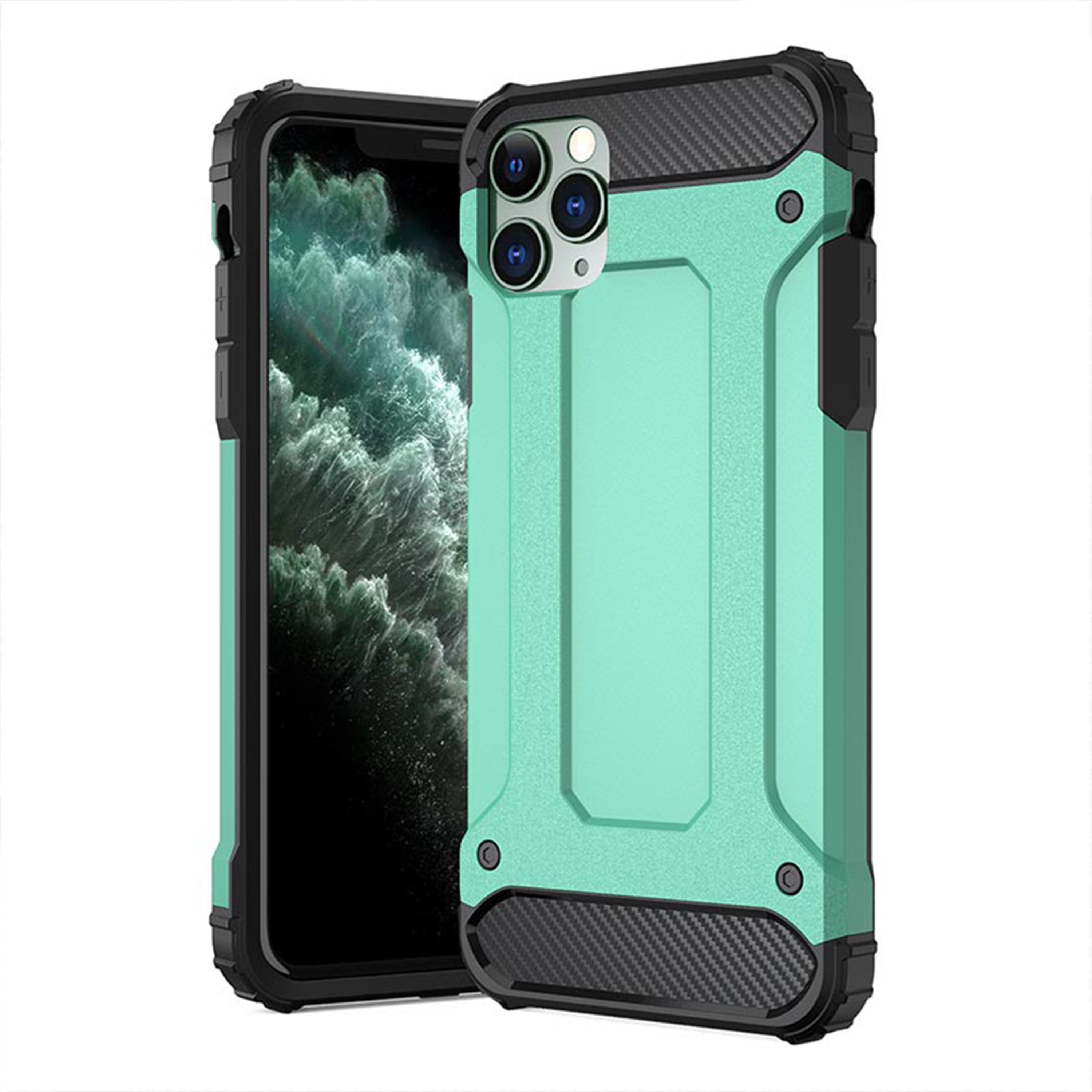 HBASICS Armor MAX, PRO 11 iPhone, IPhone Backcover, 11 Mint MAX, für PRO Handyhülle