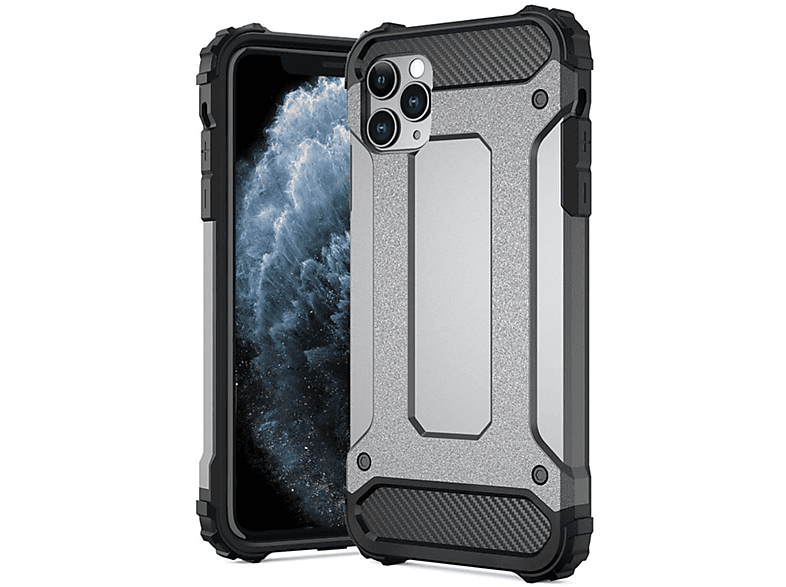 HBASICS Armor Handyhülle IPhone Grau iPhone, für Backcover, 11 PRO, PRO, 11