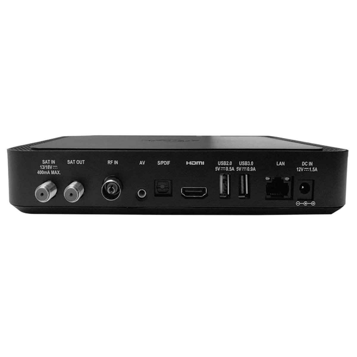 DIGIQUEST Q90 inkl. Aktiver Sat-Receiver (Schwarz) TiVuSat Karte