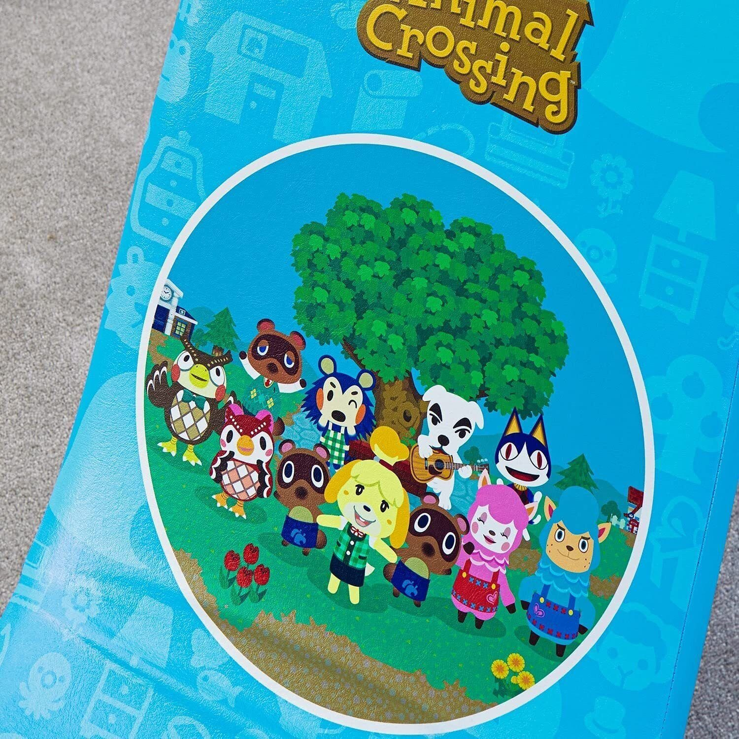 XROCKER Nintendos Animal Crossing Gaming Stuhl, Blau