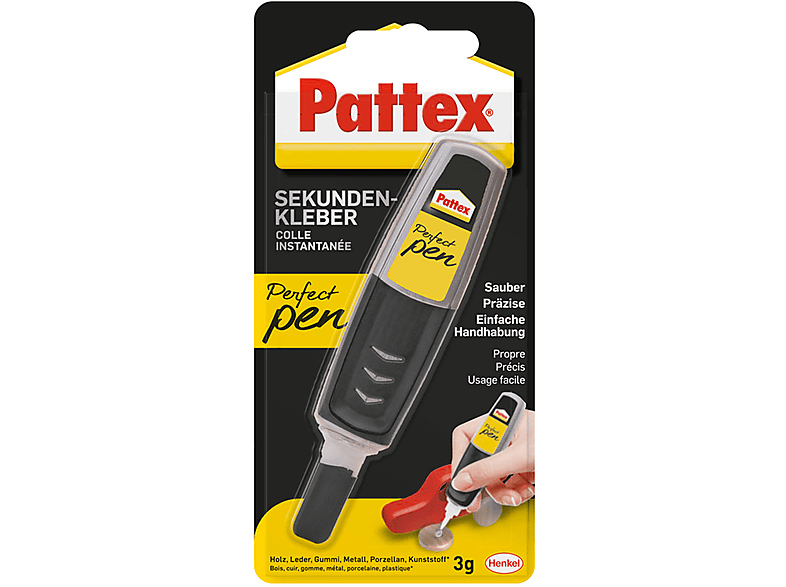 PATTEX Perfect Pen Sekundenkleber, Transparent