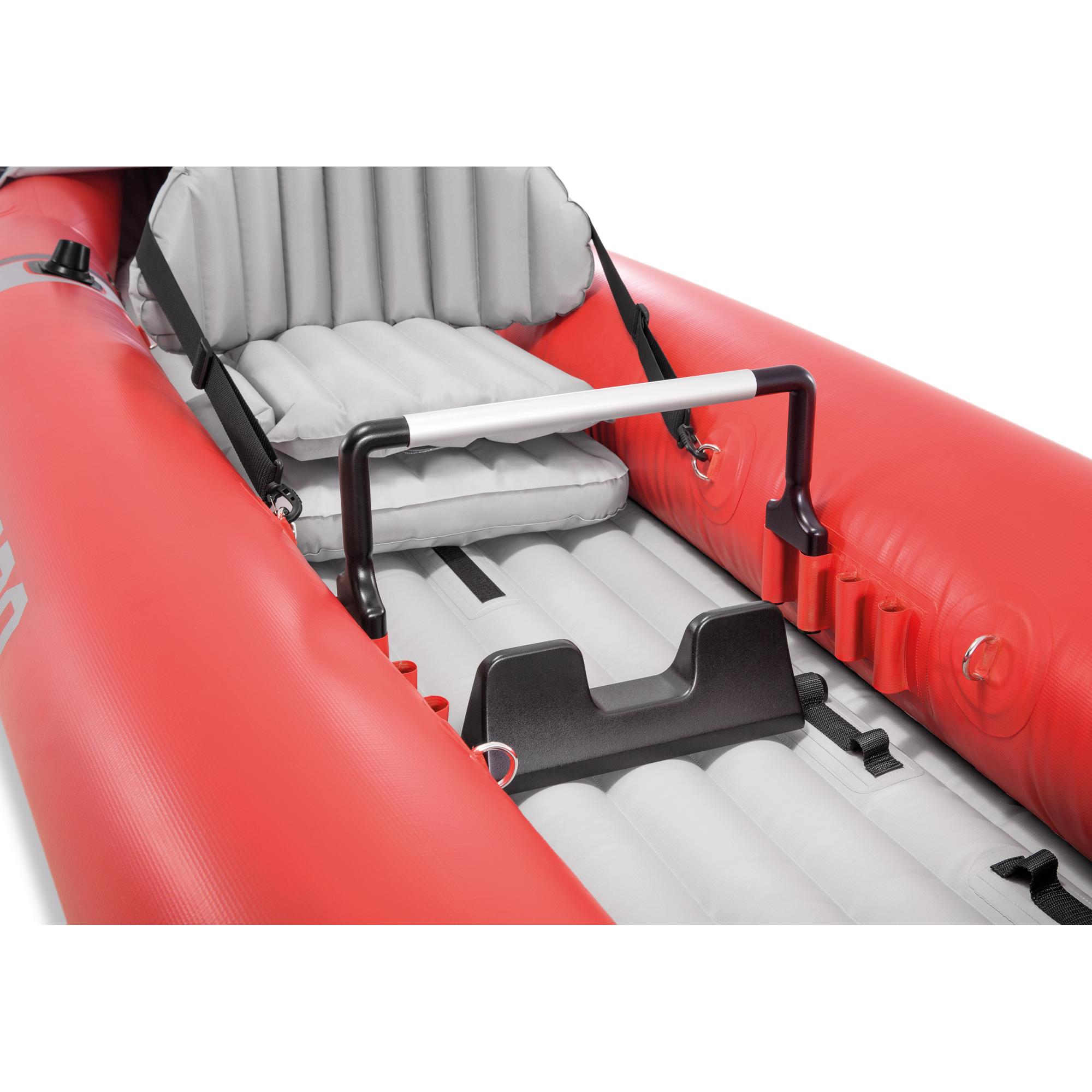 Pro Alu-Paddel K2 Excursion (inkl. 68309NP Pumpe) Kayak INTEX Boot, + Set mehrfarbig