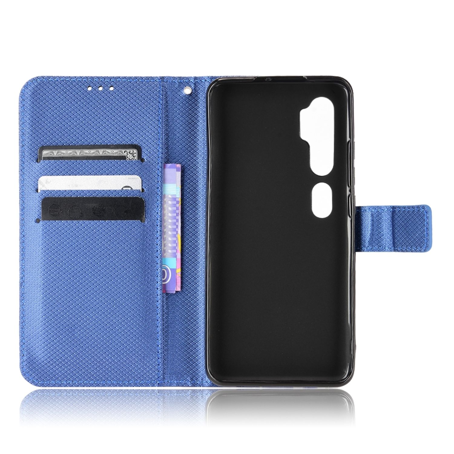 10 Mi DESIGN Pro, Note Blau KÖNIG Bookcover, Book Case, Xiaomi,