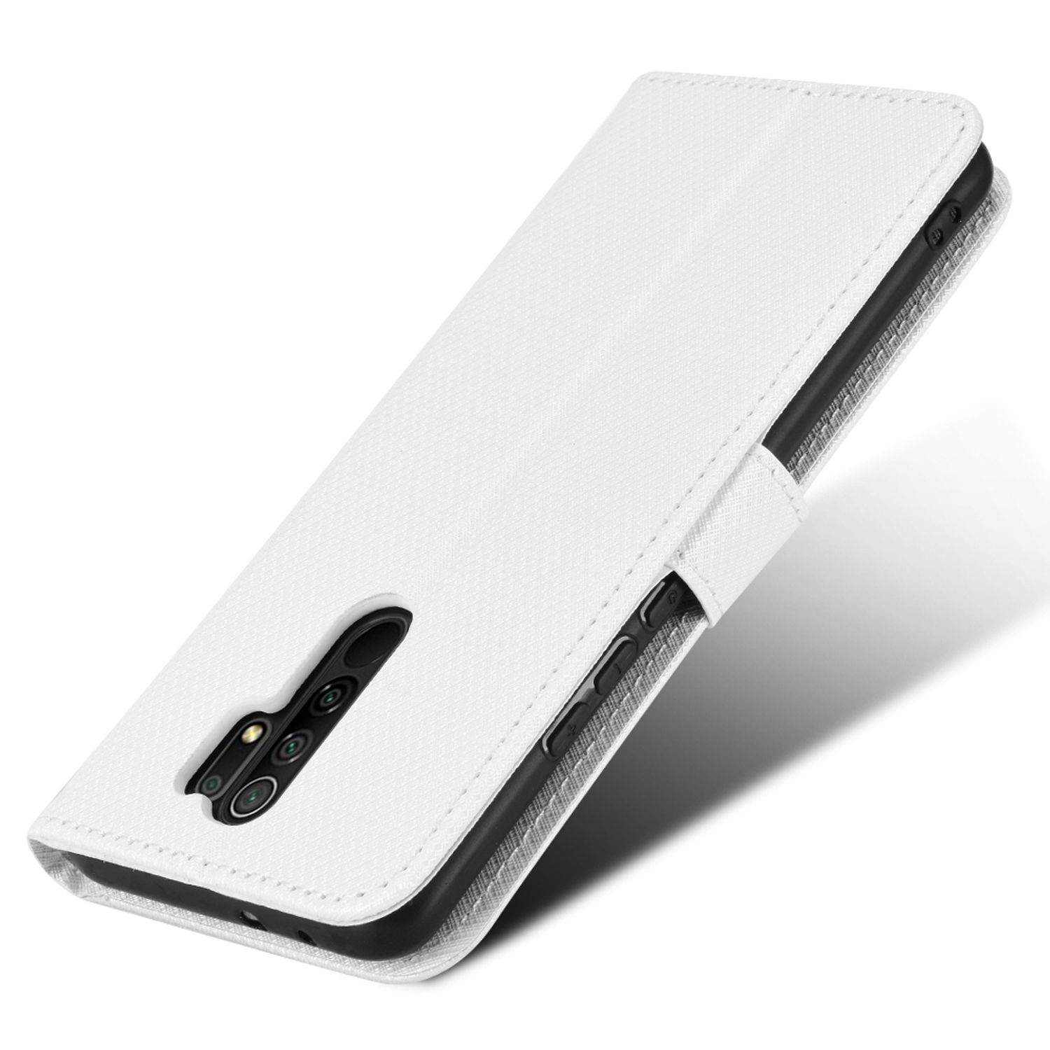 Xiaomi, Weiß Bookcover, Case, KÖNIG 9, DESIGN Book Redmi
