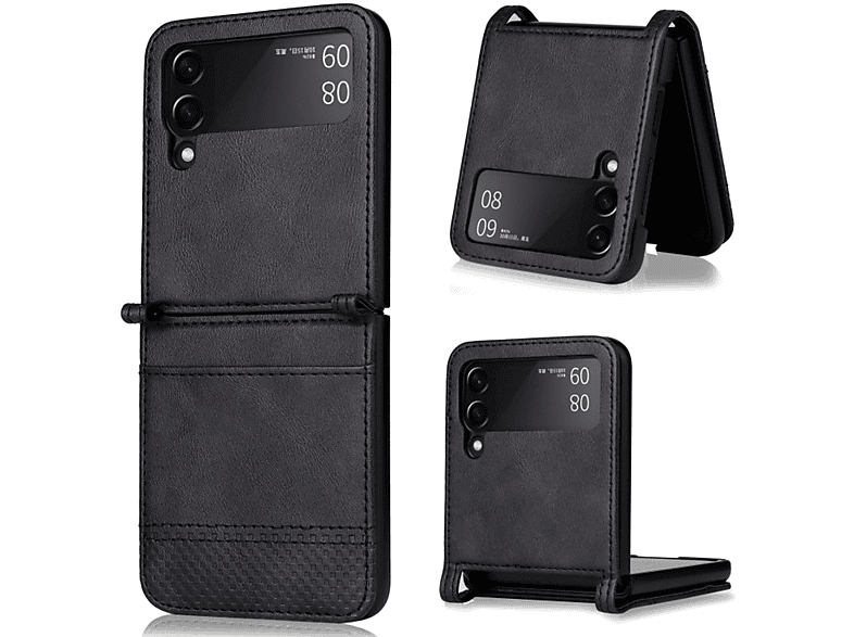 Samsung, Backcover, Flip3 Case, KÖNIG Galaxy Z Schwarz DESIGN 5G,